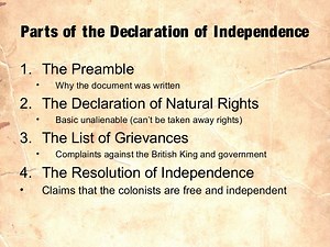 The Declaration of Independence