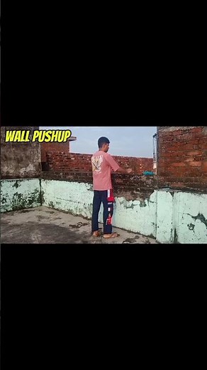 Wall Push Ups for Beginners ✅ | Easy Home Workout #shorts
