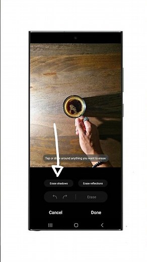 Remove Shadows With One Click On The Samsung Galaxy S23 Ultra 😱😱 #s23ultra #samsung #samsunggalaxy