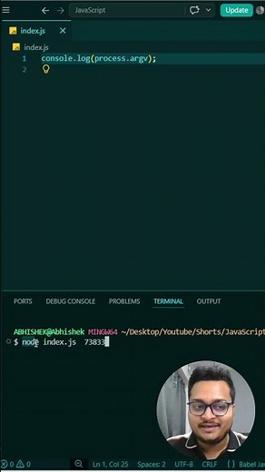 How to Use process.argv in Node.js — Quick 60s Demo