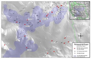 Dakota Gold Intersects High-Grade Gold Mineralization in 150-Meter Step-Out Drill Hole at Richmond Hill