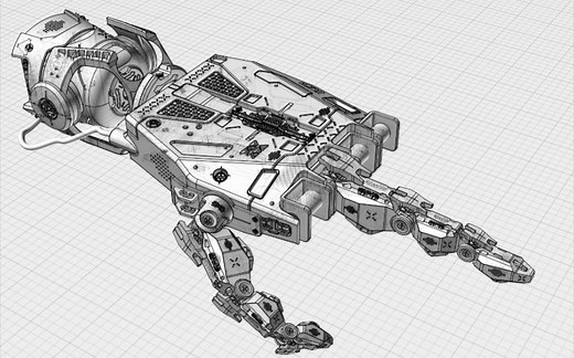 【打卡】moi3d高精度机械手制作过程