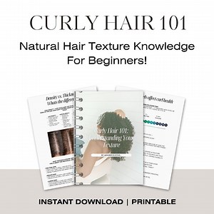 Curly Hair Science Ebook: Natural Haircare Guide for Beginners (PDF Download) - Etsy
