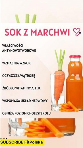 Pij Sok z Marchewki: Naturalny Detoks i Lepszy Wzrok! 🥕 #sok #zdrowie #shorts #dieta