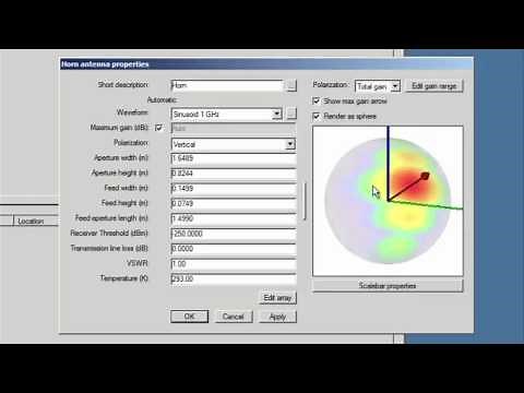 Wireless InSite Intro Series: User Defined and Imported Antenna Patterns