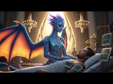 Forced to Marry a Sleeping Human, The Dragon Princess Kissed Him… And Fire Awoke Love | Sci-Fi Story