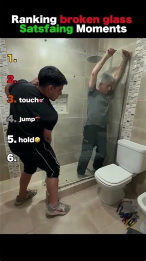 Ranking broken glass😨 #fail #funnyshorts