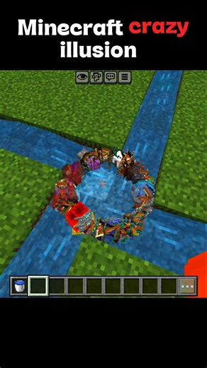 MINECRAFT CRAZY ILLUSION #minecraft