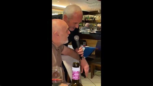 Singing at Mum's Bistro Restaurant