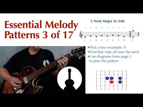 Essential Melody Patterns #3 • Guitar Fretboard Lesson