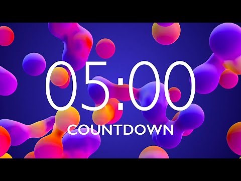 5 Minute Timer with Relaxing Music and Alarm