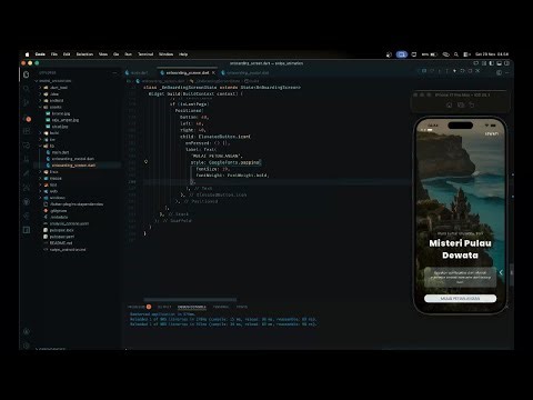 Flutter Liquid Swipe Onboarding Page | Nov 25