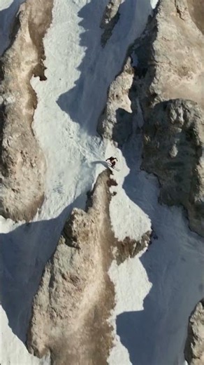 Candide Thovex Surfing Rock and Snow