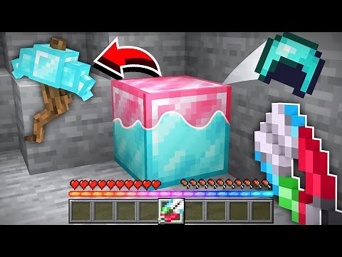 ماين كرافت بس اقدر اقص جلد جميع البلوكات !😱 - Shear Any Block