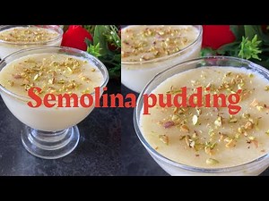 Easy Semolina pudding recipe! How to make semolina pudding by ( s & f home cooking and vlogs.
