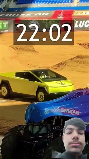 Cybertruck VS The GRAVE DIGGER#shorts #challenge