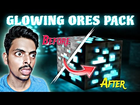 Glowing Block Mode T Launcher ✨ || How To Install Glowing Ores Mode In Minecraft Java