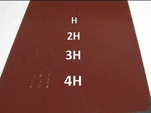 EN13523-4 Pencil hardness