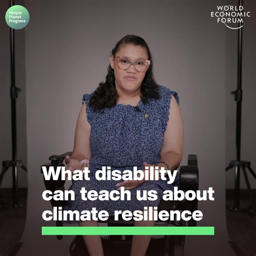 Daphne Frias is an activist, advocate and campaigner on two critical issues: disability justice and the climate crisis - and especially where they intersect. Here, she outlines the lessons that #climate advocacy can learn from the long struggle for #disability justice - including the importance of empathy, adaptability, mutual care and providing space for the most marginalized voices. Building #resilience means protecting lives, livelihoods and the natural systems we all depend on. Learn more ab