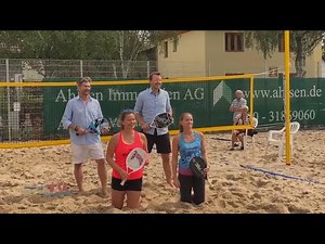 Eröffnung neuer Beachtennisplätze beim TC Lichtenrade