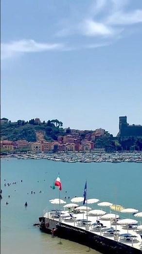 Lerici: a charming coastal town with stunning sea views and a medieval castle. 🏰🌊