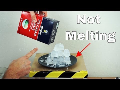 You've Been Lied To—Salt Does Not Melt Ice!
