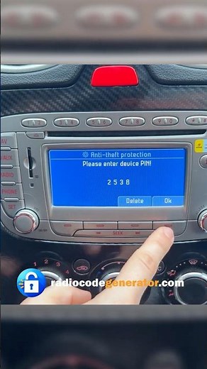 How to ENTER Ford Radio Code 🔓 Quick Guide! #shorts