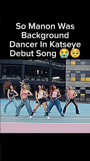 Manon bannerman was like background in katseye debut song #katseye