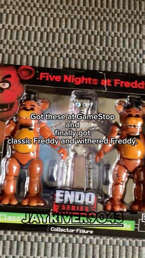 Got these jazwares fnaf endo series at GameStop today #fnaf #fnafjazwares