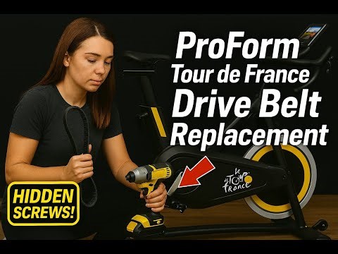 How to Remove the Drive Belt on a ProForm Tour de France Bike