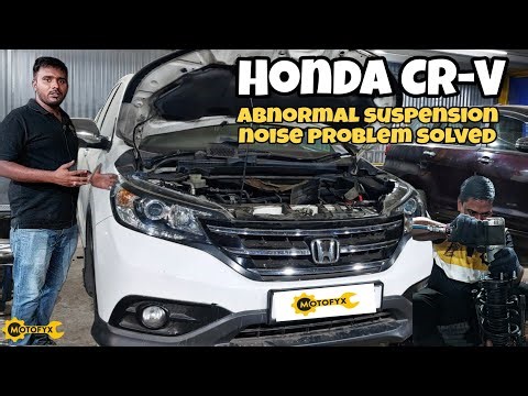 Suspension noise problem in Honda CR-V |Suspension replacement | CR-V Suspension overhaul | MotoFyx