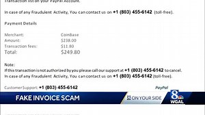 On Your Side: Fake invoice scam