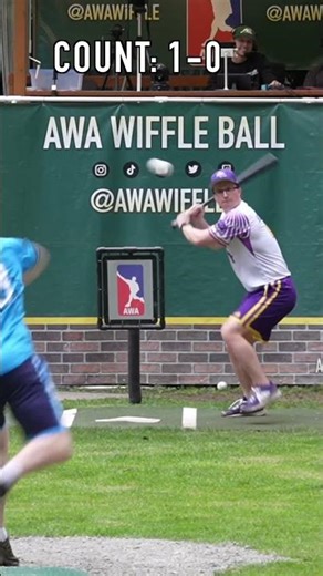 Why Was He Throwing at Him?🤔 #dingersornothing #wiffleball #baseball #shorts