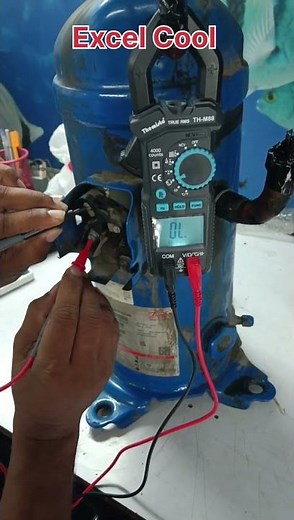 How to check 3 phase compressor is working or bad | #airconditioner #electrical #electronic