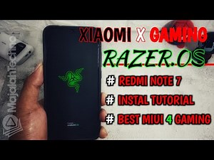 Cara Instal Custom Rom Gaming RAZER OS di Xioami Redmi Note 7 || MIUI 12 V12.0.3.0 Android 10 Stabil