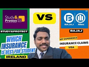 Which Student Insurance Is Best for Ireland ? StudyandProtect vs Bajaj Insurance in Ireland | Claims