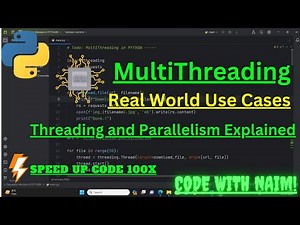 Practical Python Multithreading: Real-World Use Cases Tutorial #multithreading #python