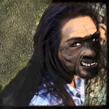 Watch as woman morphs into a female Squatch