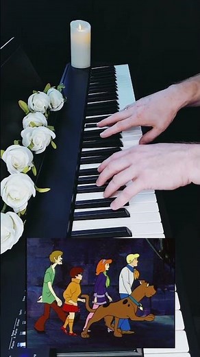 Scooby-Doo, Where Are You? 🐶 | Classic TV Theme | Piano Cover #Shorts