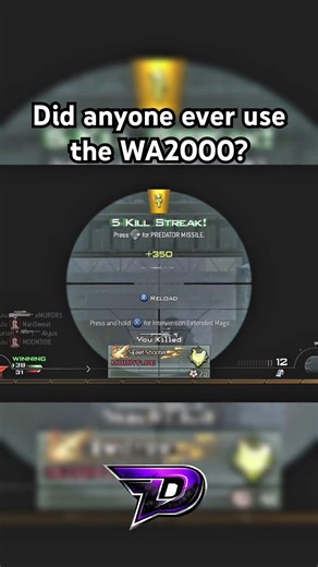 Did anyone ever use the WA2000? #callofduty #nostalgia #cod