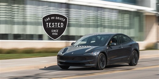 Refreshed Tesla Model 3 Is Vastly Quieter with Far More Highway Range