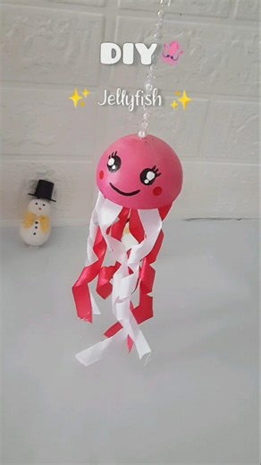 DIY LED Bulb Jellyfish #shorts #viralshorts #jellyfish #handmade #bulb #craft #viral #trending