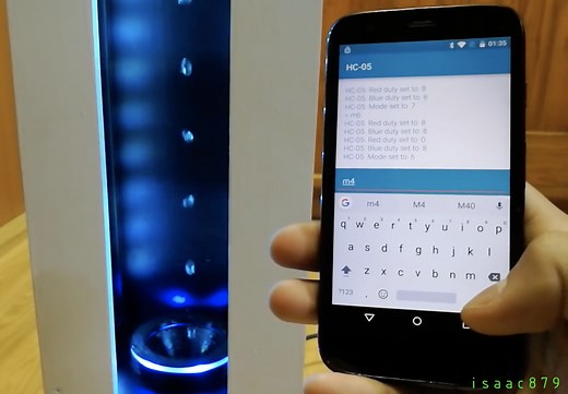 Levitate water drops with RGB LEDs and Arduino | Arduino Blog