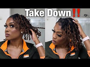 Two Strand Twist On Locs: The Take Down