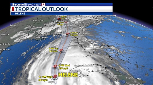 Will Hurricane Helene hit West Virginia with storms?