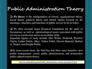 Public administration theory - Alchetron, the free social encyclopedia