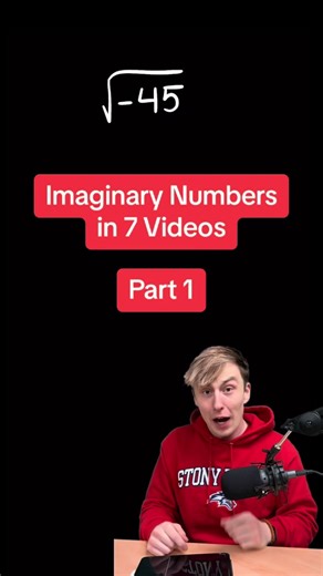 Imaginary Numbers (Part 1/7) #algebra #mathhelp #mathtutor #highschool #learnontiktok