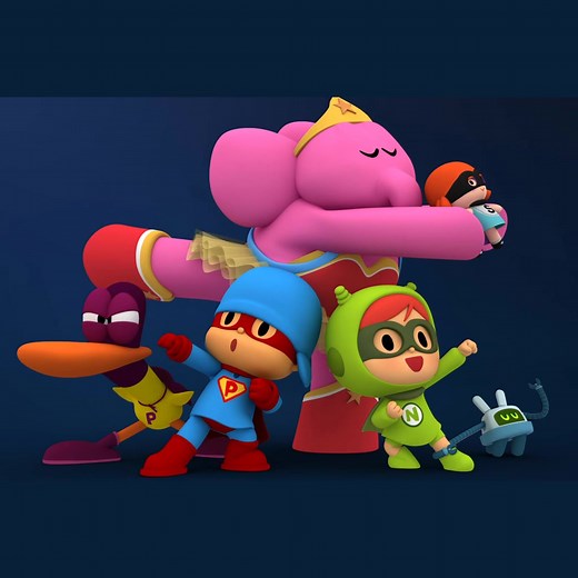 Pocoyo y la Liga de los Súper Amigos