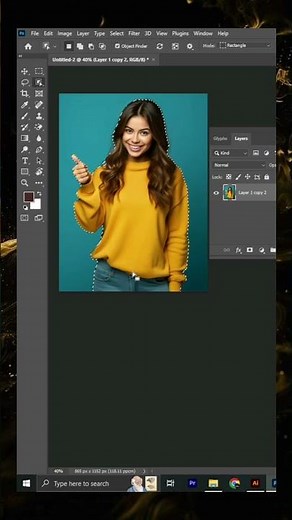 Easy Way To Select Object in Photoshop #designing #photoshop #photoshop_tutorial #photoshopediting