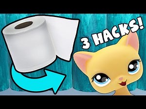 3 LPS Craft Hacks using Toilet roll Tubes!